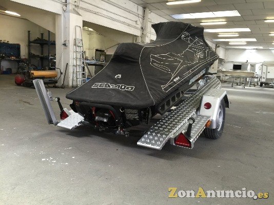 Remolque mixto de aluminio moto de agua /Quad Thalman